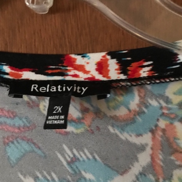 Colorful Relativity Dress - 2x - Like New! - Picture 2 of 3
